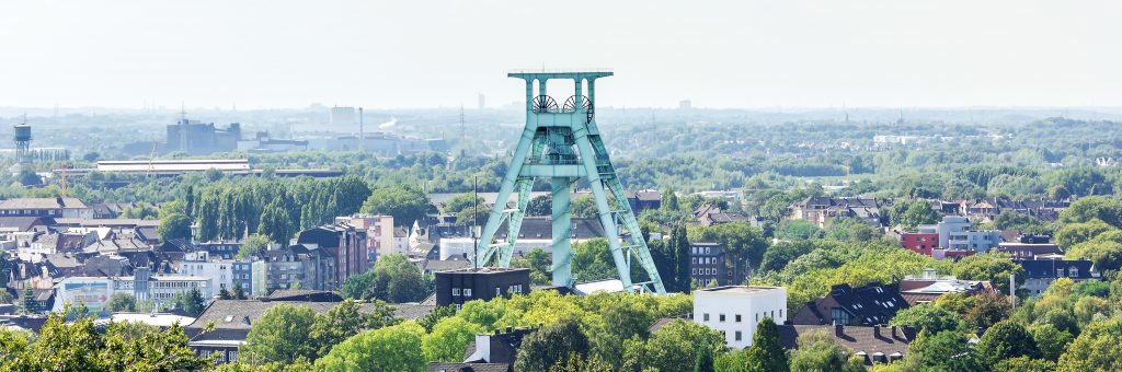 Blick auf den Förderturm in Bochum | Stadtbild